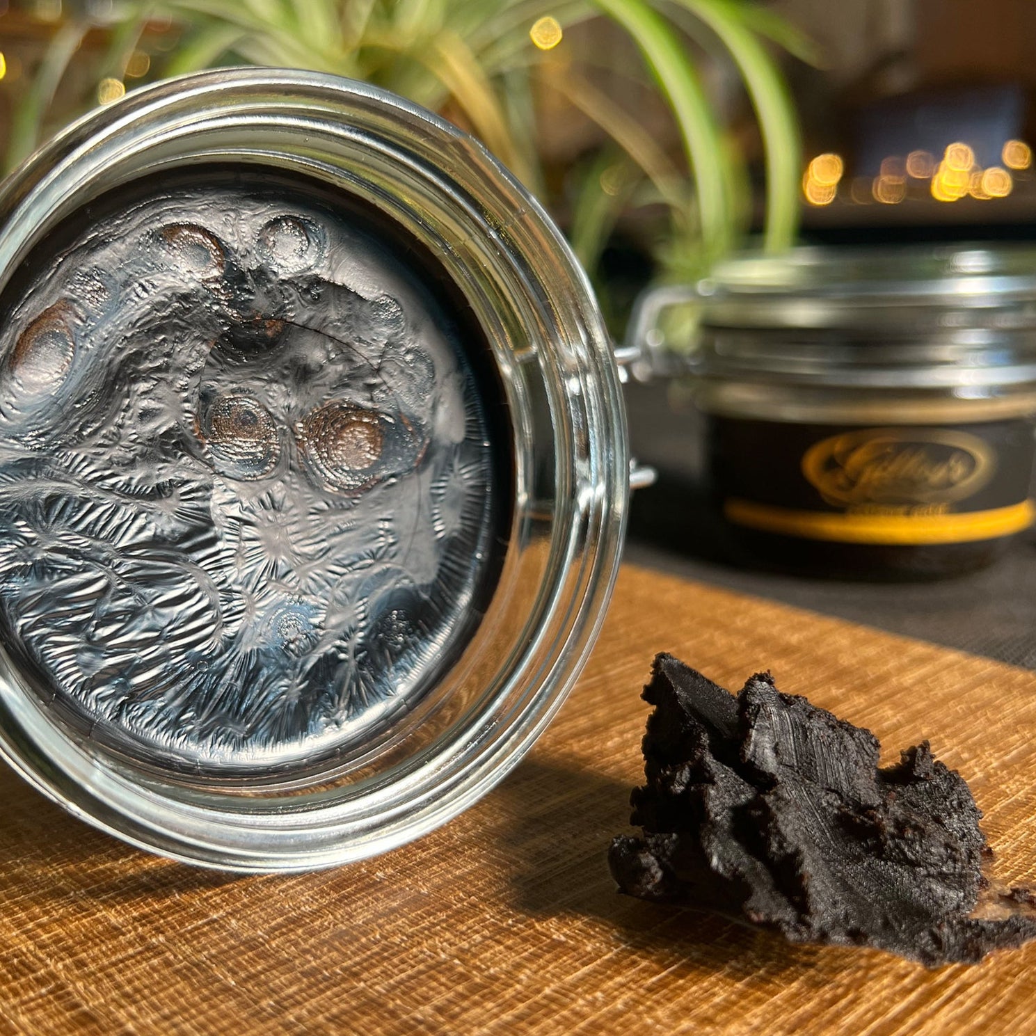 Antique Gold Open Jar