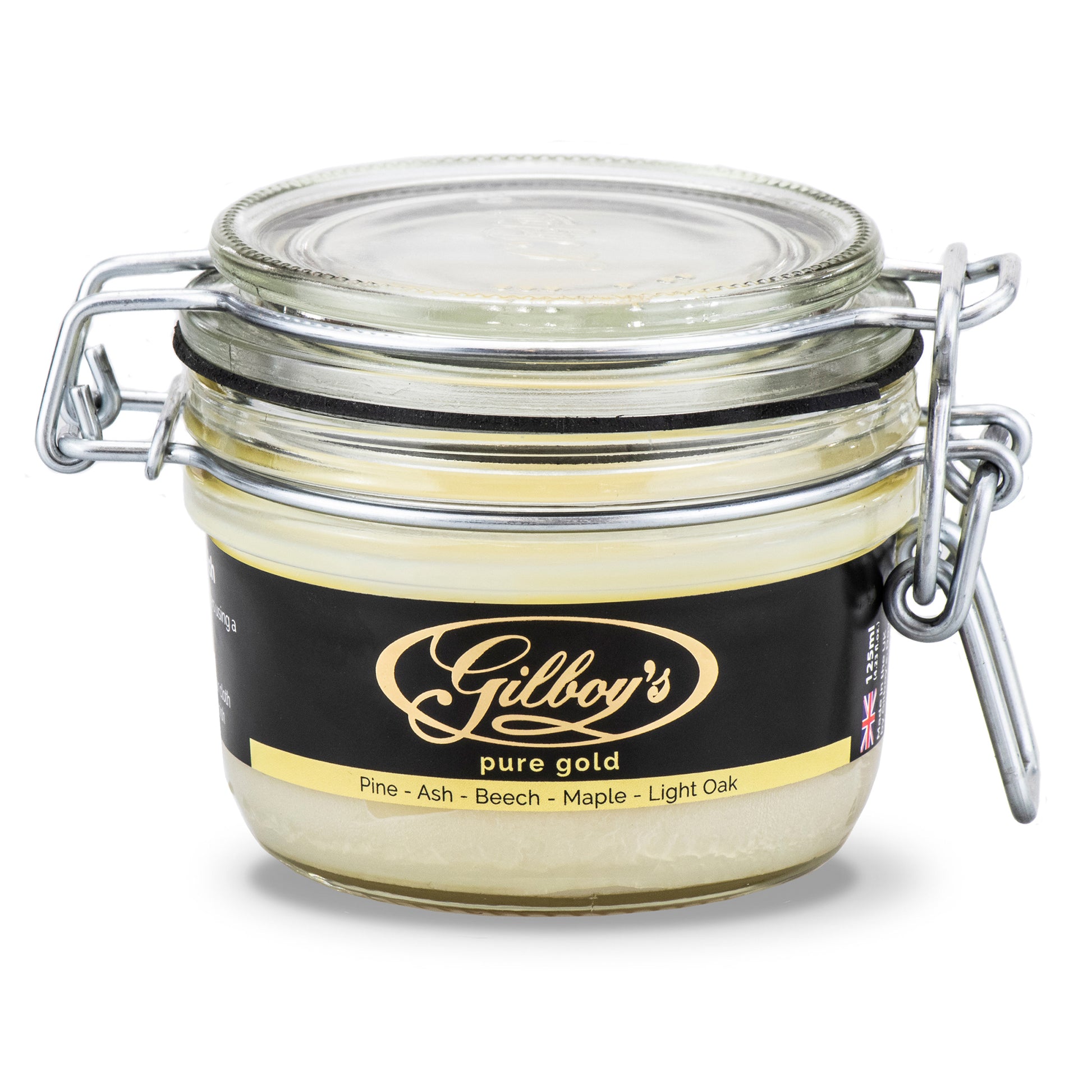 125ml Pure Gold Clear Beeswax Polish