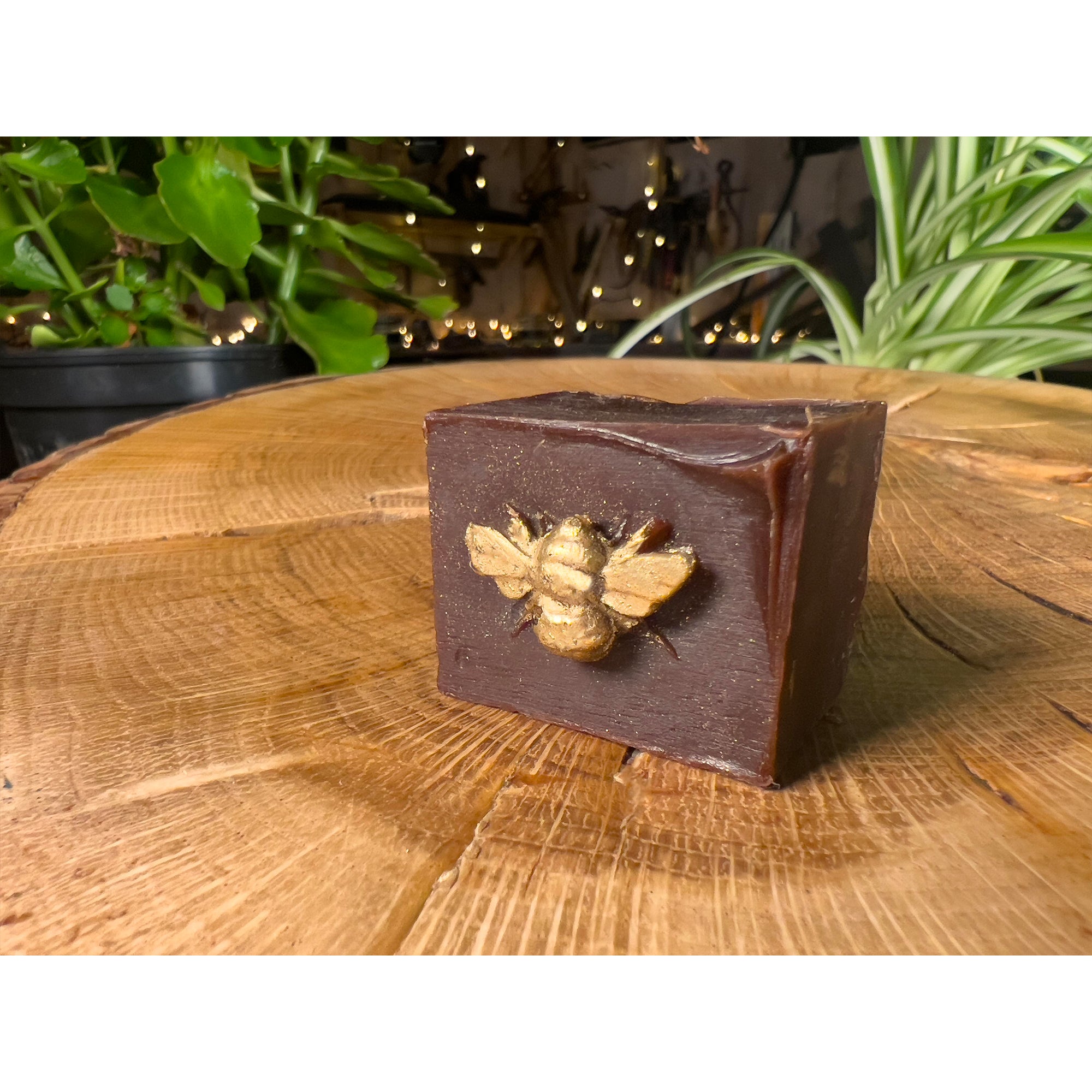 Mid-Century Teak Repair Cube (Rose Gold) 