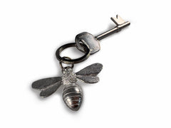 Bee Keyring (Solid Pewter)