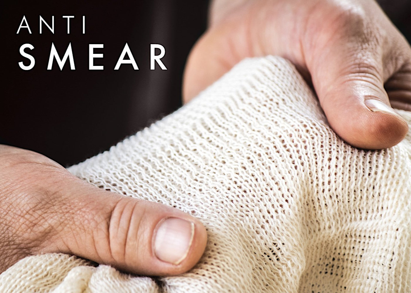 the open-weave helps prevent smearing from the frictional heat generated from buffing