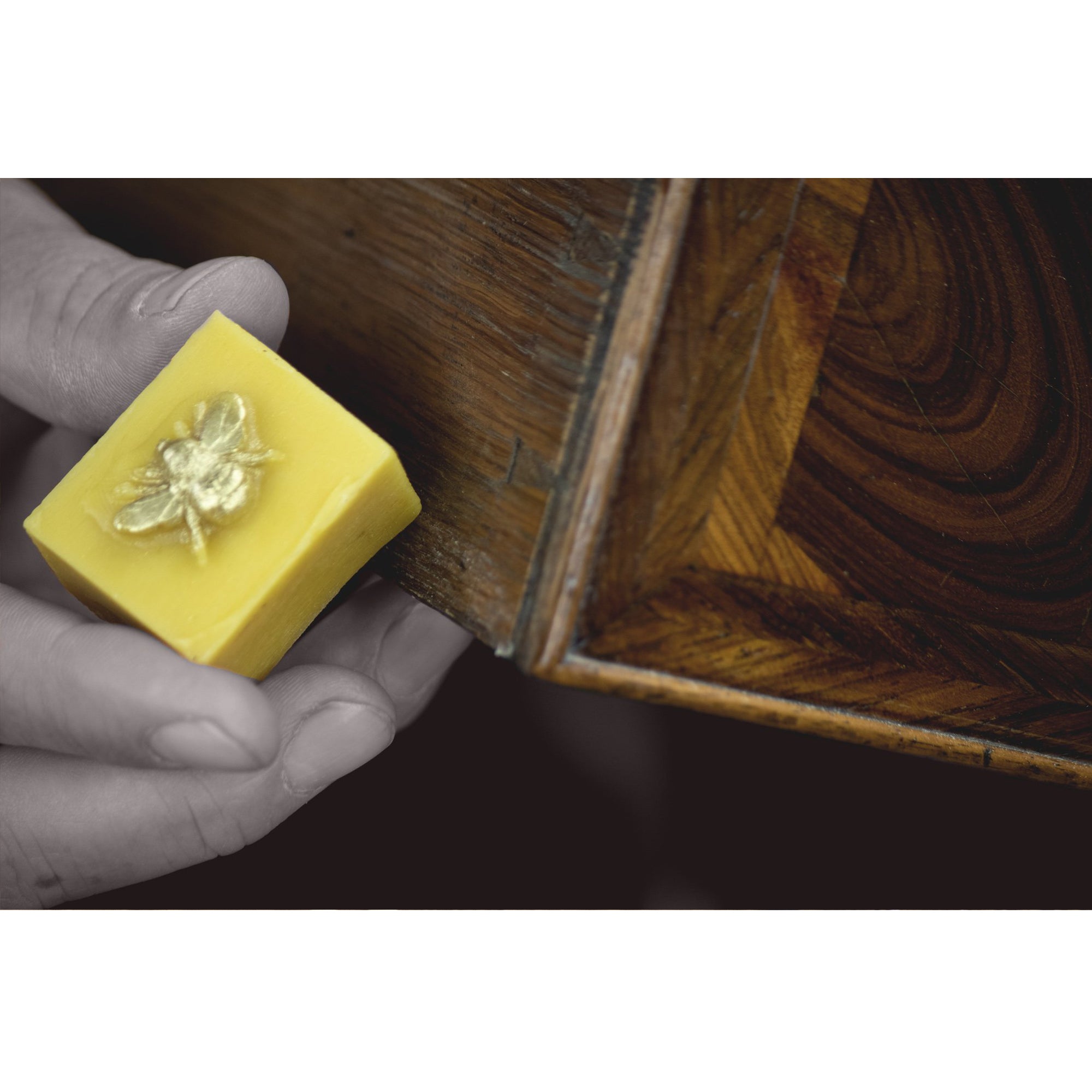 'pure gold' Clear Beeswax Furniture Polishing Kit (Twin Pack)