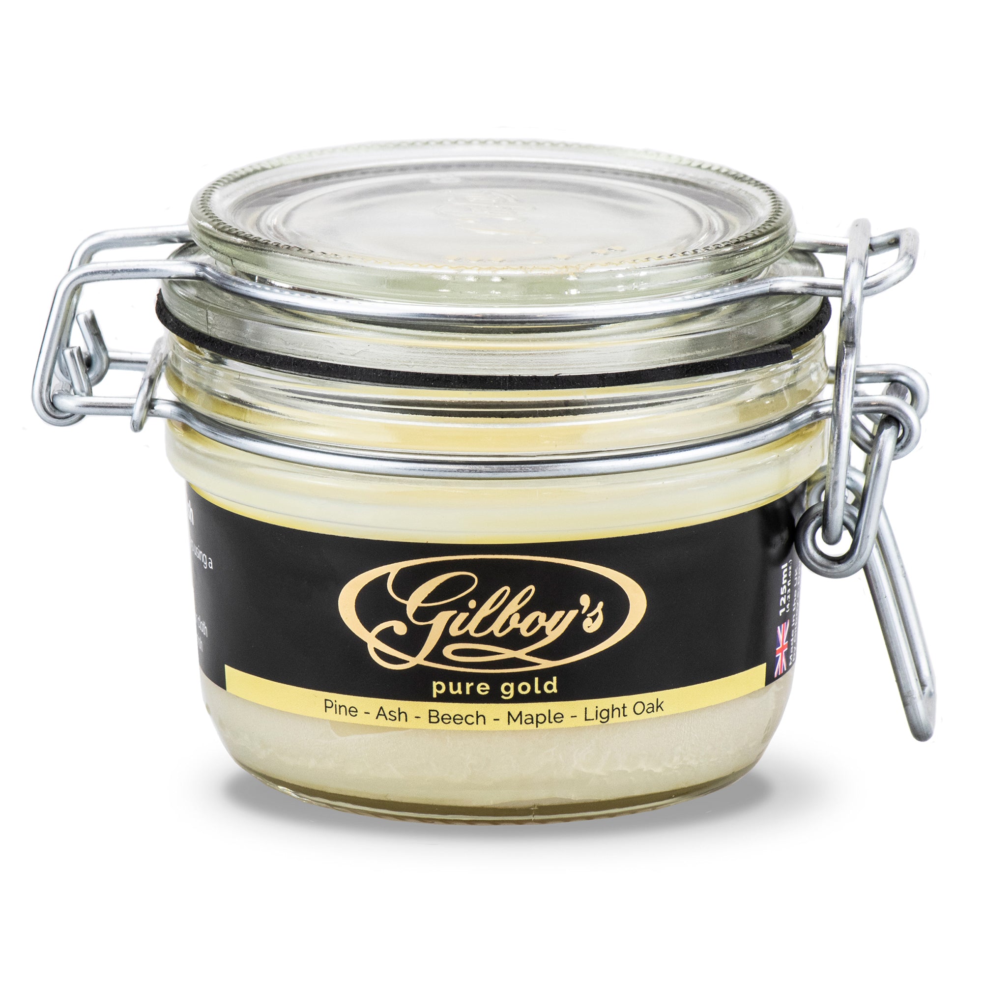 125ml Pure Gold Clear Beeswax Polish 