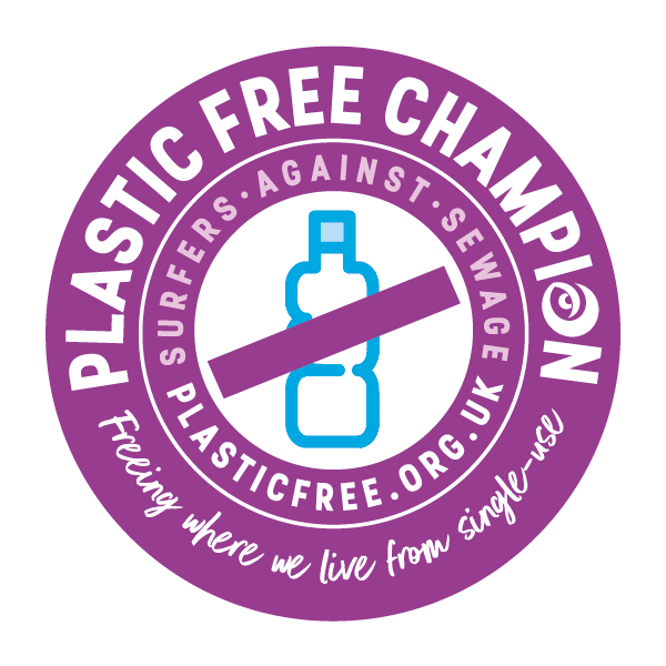 plastic free champions - surfers against sewage award