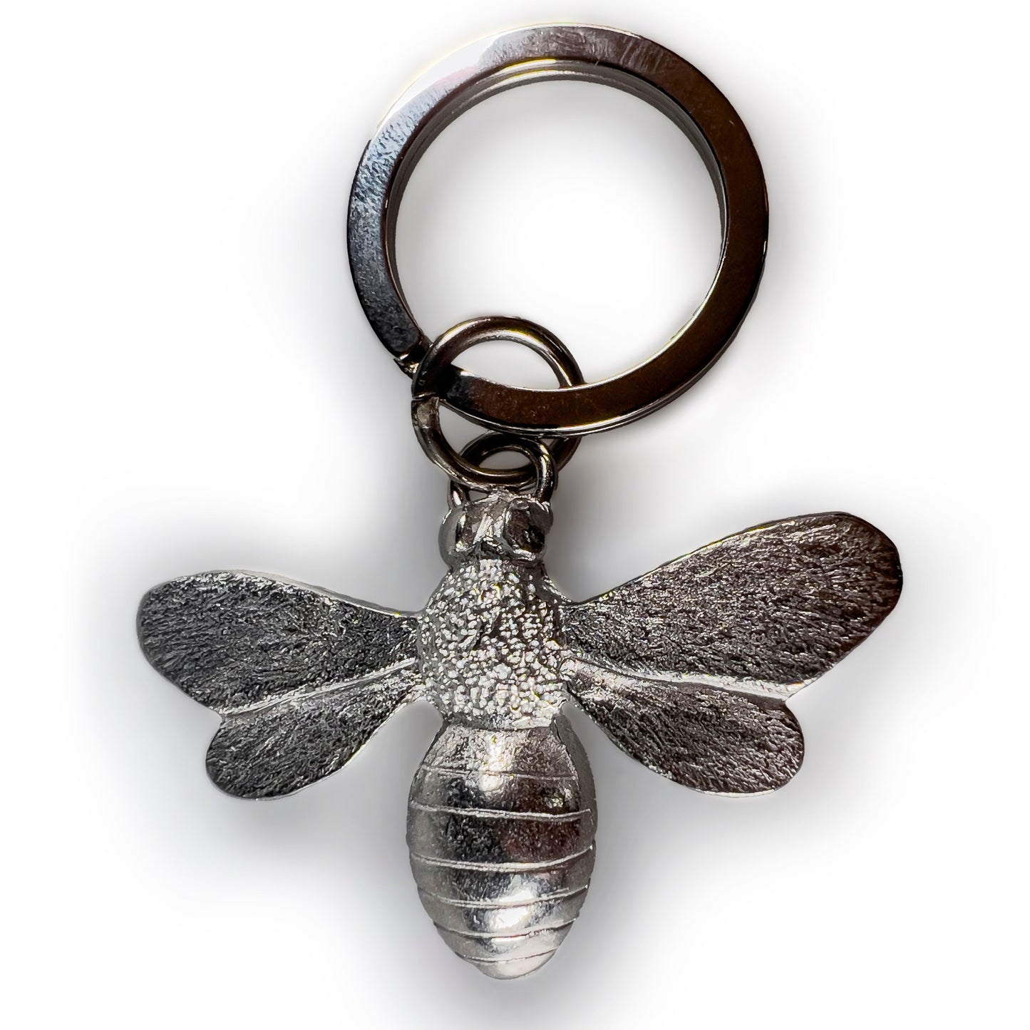 Bee Keyring (Solid Pewter)