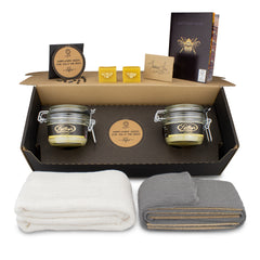 Gilboys 'pure gold' beeswax wood polishing kit (twin pack)