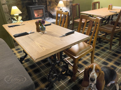 Gilboys Hard wax oil on  a dining table 