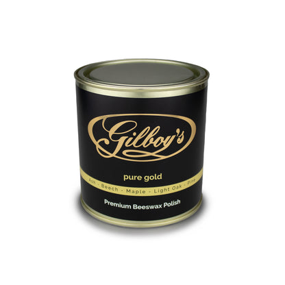 Gilboys beeswax Pure Gold wood polishing