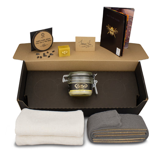 Gilboys Clear Beeswax Polishing Kit for Wood 